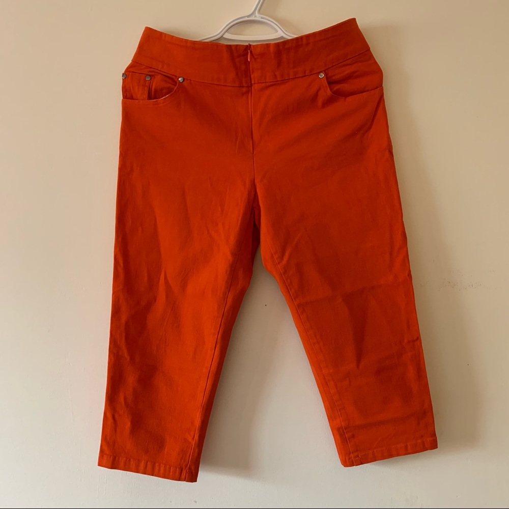 Orange Capri Pants
